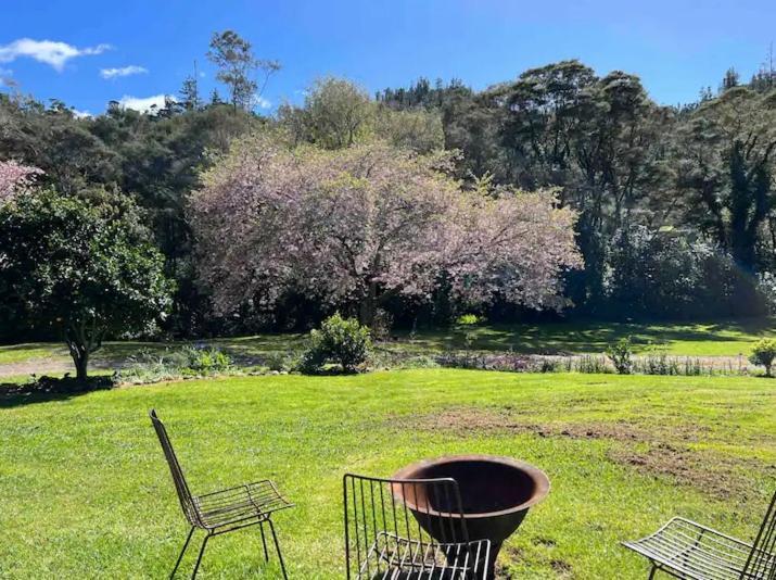 Coromandel Secluded Log Cabin Retreat Hikuai Ngoại thất bức ảnh