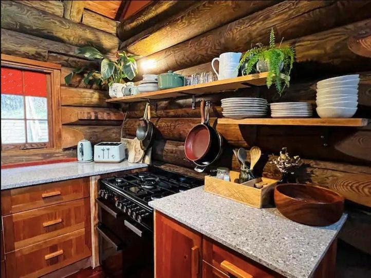 Coromandel Secluded Log Cabin Retreat Hikuai Ngoại thất bức ảnh