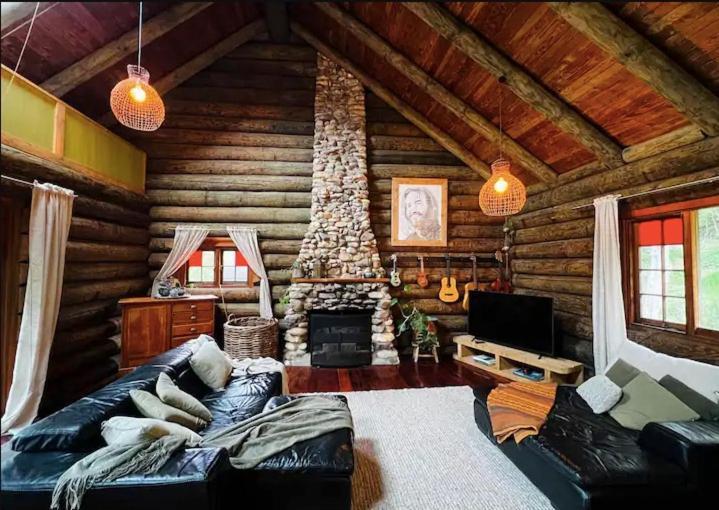 Coromandel Secluded Log Cabin Retreat Hikuai Ngoại thất bức ảnh