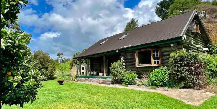 Coromandel Secluded Log Cabin Retreat Hikuai Ngoại thất bức ảnh
